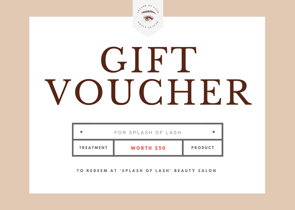 Splash of Lash Gift Card